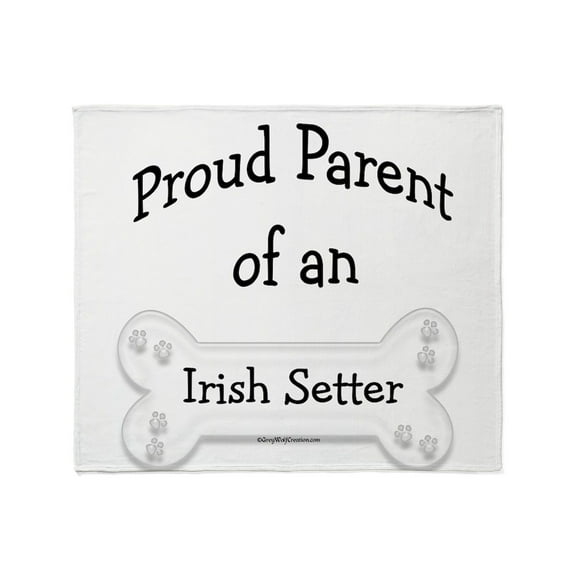 CafePress - Irishsetterparentdark - Soft Fleece Throw Blanket, 50"x60" for All Ages