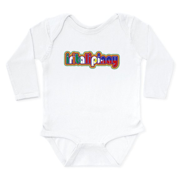 CafePress - Iritalipinay/Pino Body Suit - Long Sleeve Cotton Baby Bodysuit