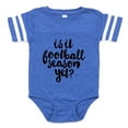 thumbnail image 1 of CafePress - Is It Football Season Yet - Cute Infant Baby Football Bodysuit, 1 of 3