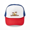 thumbnail image 1 of CafePress - Islamorada FL - Adjustable Unisex Printed Trucker Hat with Mesh Back, 1 of 10