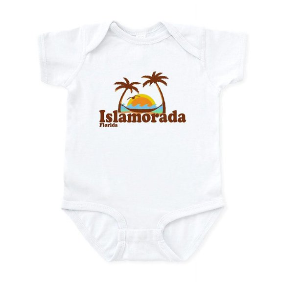 CafePress - Islamorada FL Infant Bodysuit - Baby Light Bodysuit, Size Newborn - 24 Months