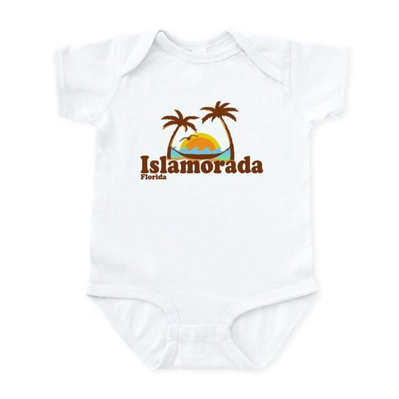 CafePress - Islamorada FL Infant Bodysuit - Baby Light Bodysuit, Size Newborn - 24 Months