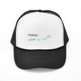 thumbnail image 1 of CafePress - Islamorada Map Design. - Adjustable Unisex Printed Trucker Hat with Mesh Back, 1 of 8