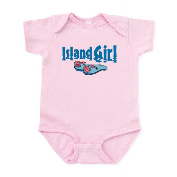 CafePress - Island Girl 2 Infant Bodysuit - Baby Light Bodysuit, Size Newborn - 24 Months