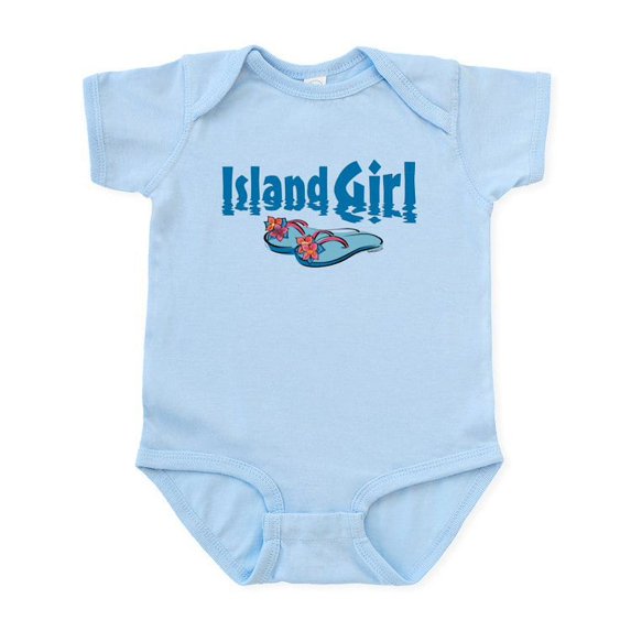 CafePress - Island Girl 2 Infant Bodysuit - Baby Light Bodysuit, Size Newborn - 24 Months
