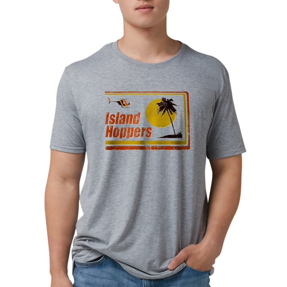 CafePress - Island Hoppers T Shirt - Mens Tri-blend T-Shirt