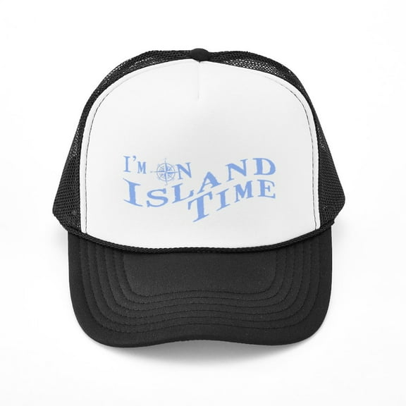 CafePress - Island Time - Adjustable Unisex Printed Trucker Hat with Mesh Back