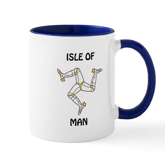 CafePress - Isle Of Man Mug - 11 oz Ceramic Mug - Novelty Coffee Tea Cup