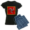 thumbnail image 1 of CafePress - Isle Of Man Pajamas - Women's Short Sleeve Print T-Shirt and Pants Dark Cotton Pajama Set, 1 of 7