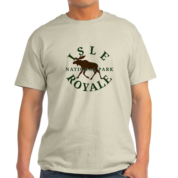 CafePress - Isle Royale National Park Light T Shirt - Men's Classic Graphic T-Shirt