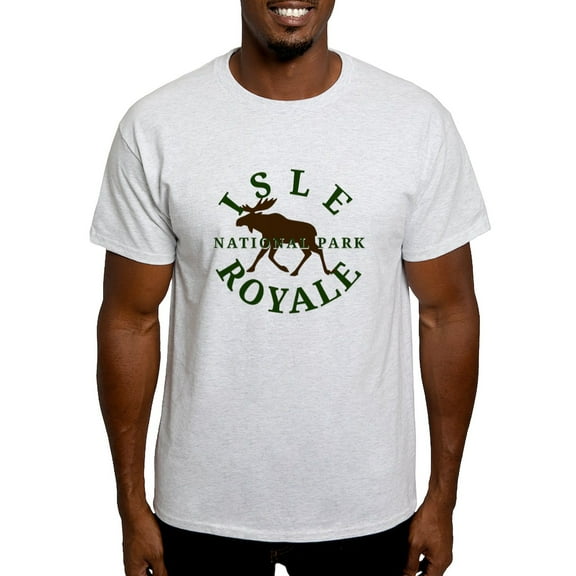 CafePress - Isle Royale National Park Light T Shirt - Men's Classic Graphic T-Shirt