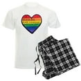 thumbnail image 1 of CafePress - Isupportgayrights Men's Light Pajamas - Men's Light Loose Fit Cotton Pajama Set, 1 of 7
