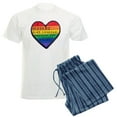 thumbnail image 1 of CafePress - Isupportgayrights Men's Light Pajamas - Men's Light Loose Fit Cotton Pajama Set, 1 of 7
