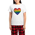 thumbnail image 1 of CafePress - Isupportgayrights Women's Light Pajamas - Women's Short Sleeve Print T-Shirt and Pants Light Cotton Pajama Set, 1 of 7
