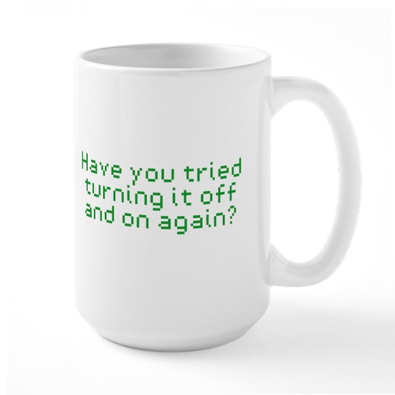 CafePress - It Crowd Mug Mugs - 15 oz Ceramic Large White Novelty Mug