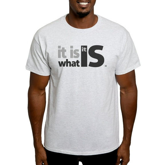 CafePress - It Is What It Is Light T Shirt - Men's Classic Graphic T-Shirt