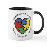 CafePress - It Takes Someone Special To Teac - 11 oz Ceramic Mug - Novelty Coffee Tea Cup