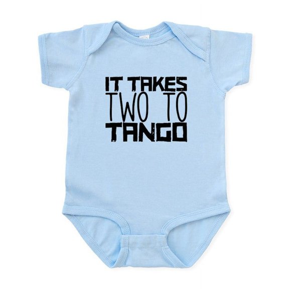 CafePress - It Takes Two To Tango Body Suit - Baby Light Bodysuit, Size Newborn - 24 Months