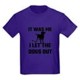 thumbnail image 1 of CafePress - It Was Me I Let The Dogs Out Kids T Shirt - Dark T-Shirt Kids XS-XL, 1 of 4