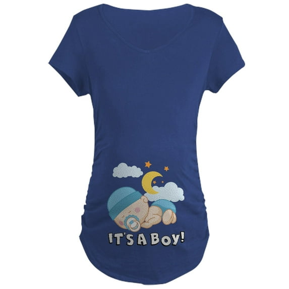 CafePress - It's A Boy! Maternity Dark T Shirt - Maternity Dark T-Shirt