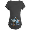 thumbnail image 1 of CafePress - It's A Boy! Stork Maternity Dark T Shirt - Maternity Dark T-Shirt, 1 of 3