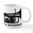 thumbnail image 1 of CafePress - It's A Euphonium - 20 Oz White Ceramic Mega Mug, 1 of 5