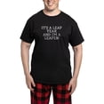 thumbnail image 1 of CafePress - It's A Leap Year And I'm A Leaper Pajamas - Men's Dark Loose Fit Cotton Pajama Set, 1 of 7