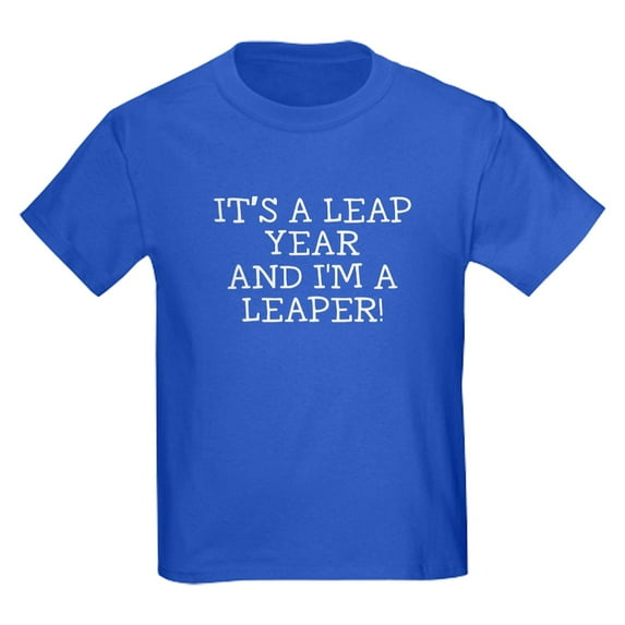 CafePress - It's A Leap Year And I'm A Leaper T Shirt - Dark T-Shirt Kids XS-XL