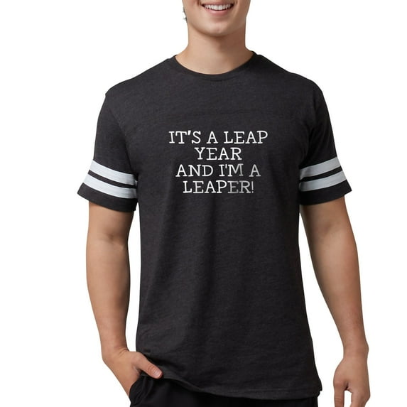 CafePress - It's A Leap Year And I'm A Leaper T Shirt - Mens Football Shirt