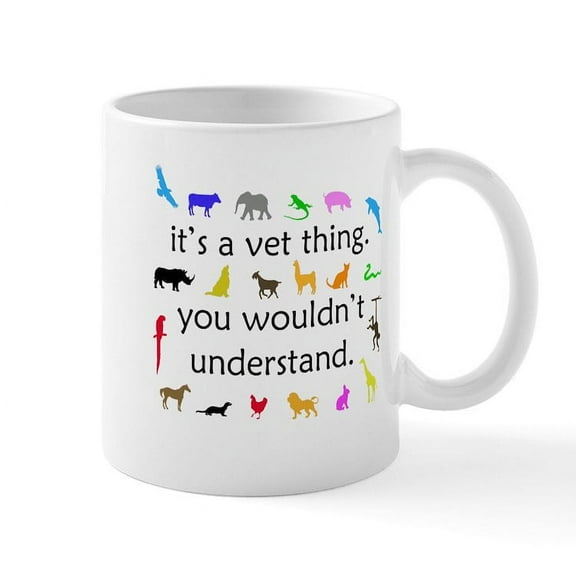CafePress - It's A Vet Thing Mug - 11 oz Ceramic Mug - Novelty Coffee Tea Cup