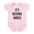 thumbnail image 1 of CafePress - It's Accrual World Baby Light Bodysuit - Baby Light Bodysuit, Size Newborn - 24 Months, 1 of 4
