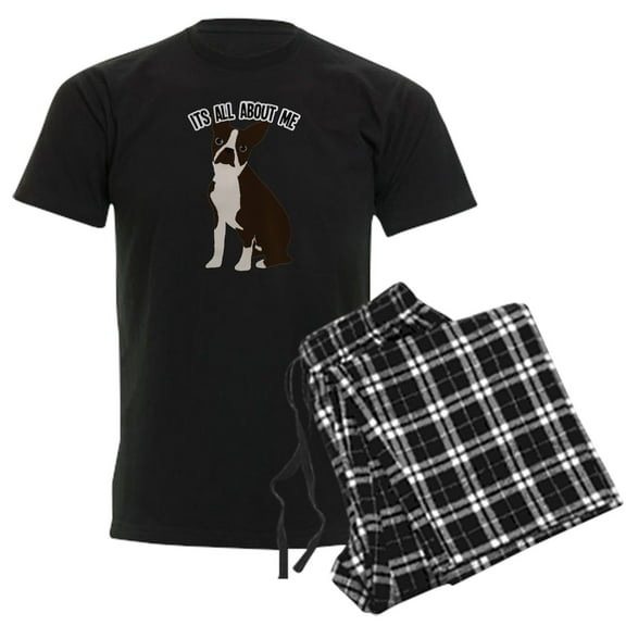 CafePress - It's All About Me Men's Dark Pajamas - Men's Dark Loose Fit Cotton Pajama Set