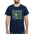thumbnail image 1 of CafePress - It's Always Happy Hour When I'm Camping T T Shirt - Men's Classic Graphic Cotton T-Shirt, 1 of 4