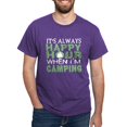 thumbnail image 1 of CafePress - It's Always Happy Hour When I'm Camping T T Shirt - Men's Classic Graphic Cotton T-Shirt, 1 of 4