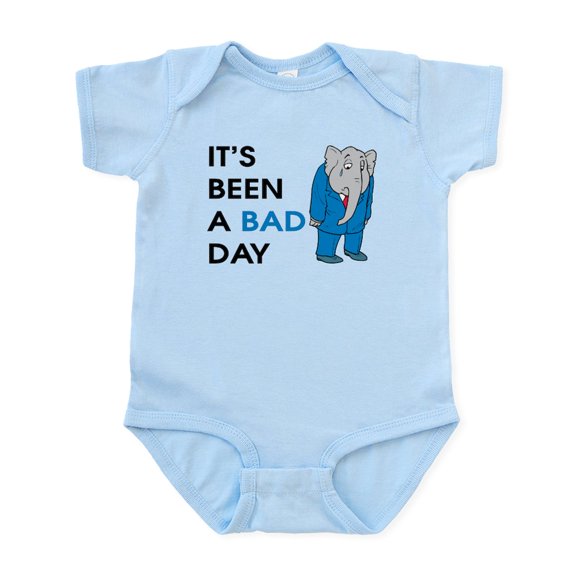 CafePress - It's Been A Bad Day - Baby Light Bodysuit, Size Newborn - 24 Months