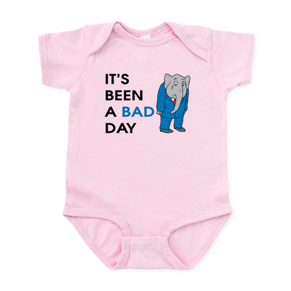 CafePress - It's Been A Bad Day - Baby Light Bodysuit, Size Newborn - 24 Months