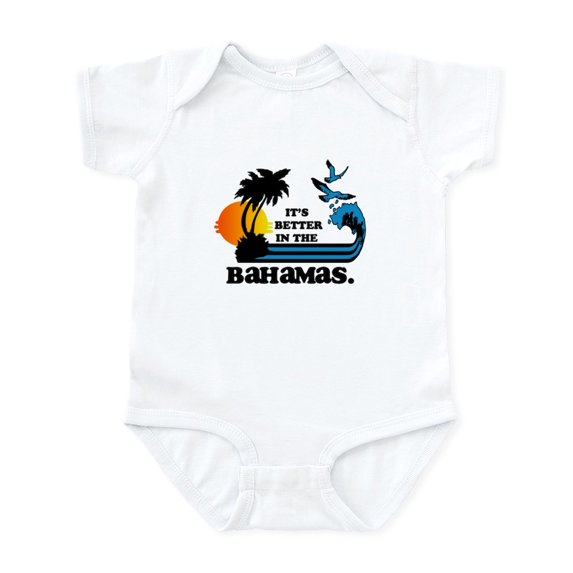 CafePress - It's Better In The Bahamas Body Suit - Baby Light Bodysuit, Size Newborn - 24 Months
