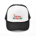 thumbnail image 1 of CafePress - It's My Birthday Letters - Adjustable Unisex Printed Trucker Hat with Mesh Back, 1 of 8