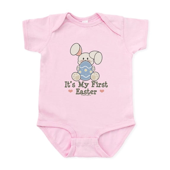 CafePress - It's My First Easter Bunny Infant Bodysuit - Baby Light Bodysuit, Size Newborn - 24 Months