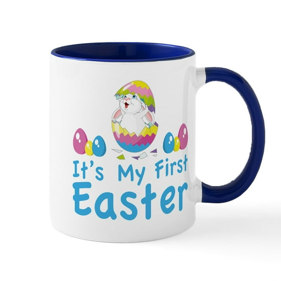CafePress - It's My First Easter Mug - 11 oz Ceramic Mug - Novelty Coffee Tea Cup