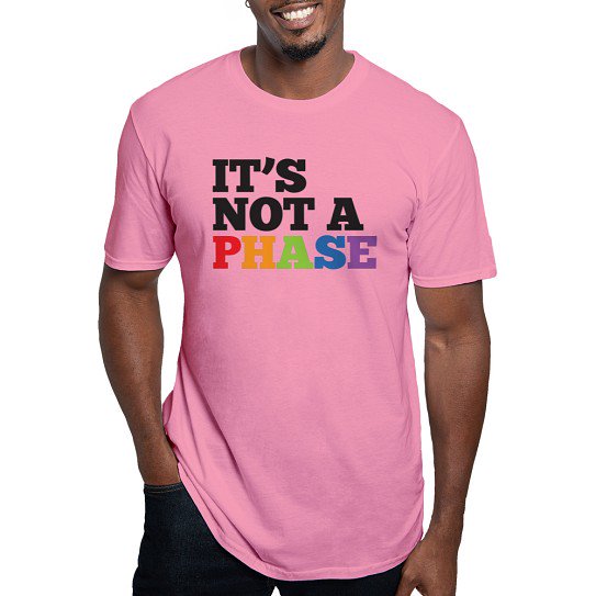 CafePress - It's Not A Phase Fitted T Shirt - Fitted T-Shirt, Vintage Fit Soft Cotton Tee