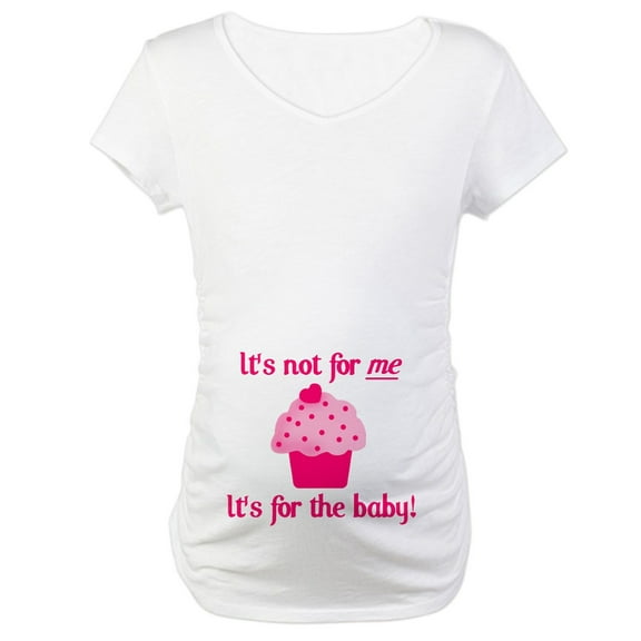 CafePress - It's Not For Me Maternity T Shirt - Cotton Maternity T-shirt, Cute & Funny Pregnancy Tee