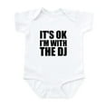 thumbnail image 1 of CafePress - It's OK I'm With The DJ Infant Bodysuit - Baby Light Bodysuit, Size Newborn - 24 Months, 1 of 4