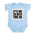 thumbnail image 1 of CafePress - It's Ok, I'm With The DJ Infant Bodysuit - Baby Light Bodysuit, Size Newborn - 24 Months, 1 of 4