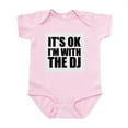 thumbnail image 1 of CafePress - It's Ok, I'm With The DJ Infant Bodysuit - Baby Light Bodysuit, Size Newborn - 24 Months, 1 of 4