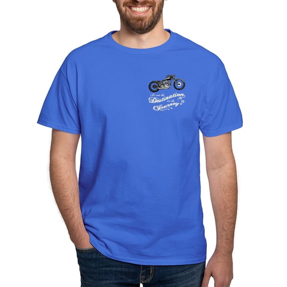 CafePress - It's The Journey Dark T Shirt - Men's Classic Graphic Cotton T-Shirt