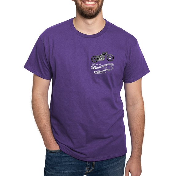CafePress - It's The Journey Dark T Shirt - Men's Classic Graphic Cotton T-Shirt