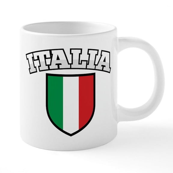 CafePress - Italia - 20 Ounce Ceramic Mega Mug