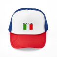 thumbnail image 1 of CafePress - Italia Flag II - Adjustable Unisex Printed Trucker Hat with Mesh Back, 1 of 10