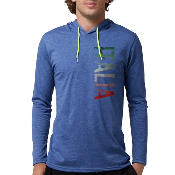 CafePress - Italia Long Sleeve T Shirt - Mens Hooded Shirt